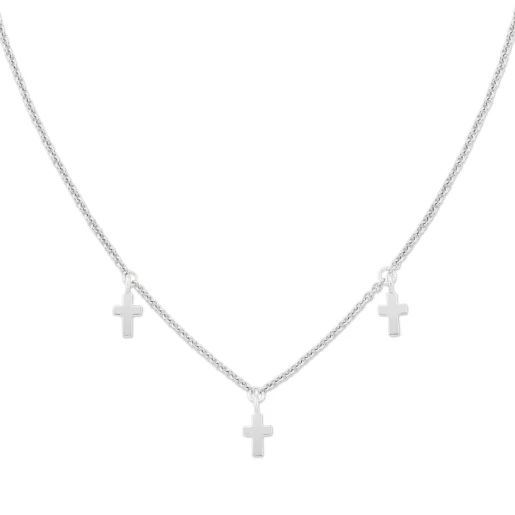 Trinity Cross Necklace