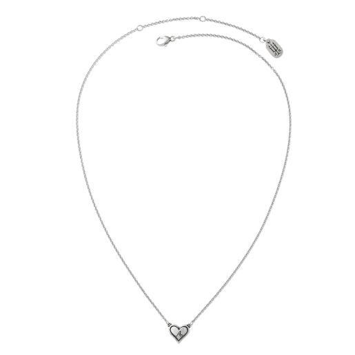 Delicate Heart Initial Necklace