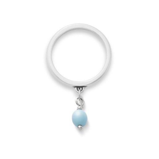 Glass Enhancer Bead Dangle Ring