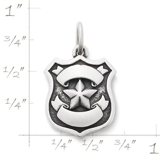 Law Enforcement Badge Charm