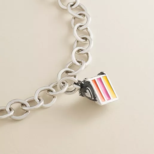 Enamel Layer Cake Charm