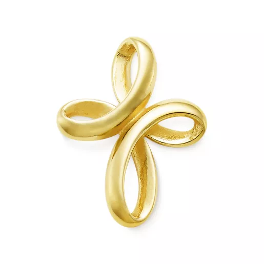 Eternal Ribbon Cross Pendant