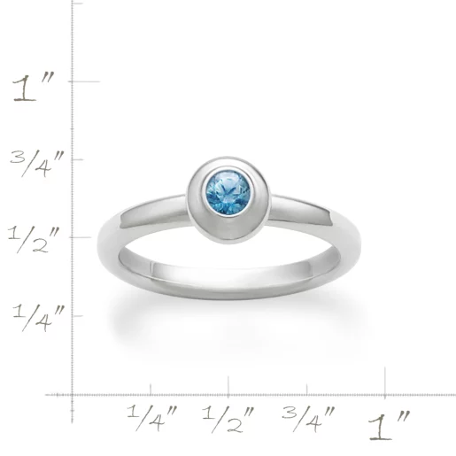 Avery Remembrance Birthstone Ring