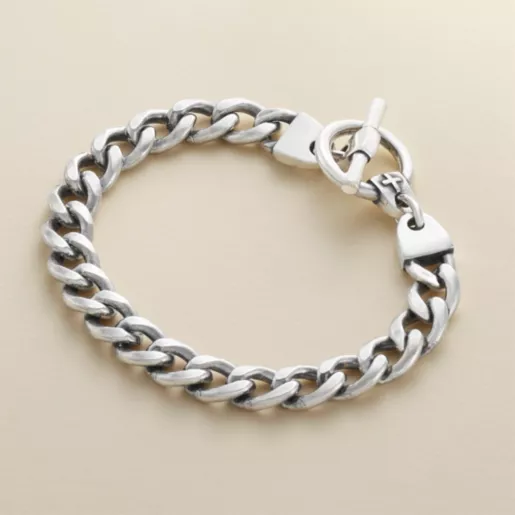 Strength in Faith Curb Link Bracelet