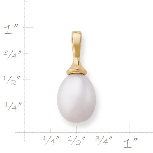 Teardrop Cultured Pearl Pendant
