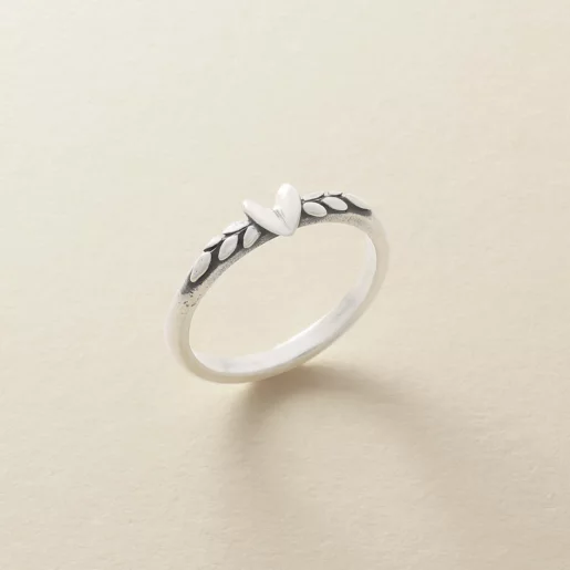 Heart and Vine Ring