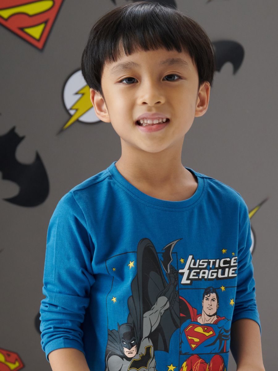 Koszulka Justice League Kolor niebieski  7453Q-57X