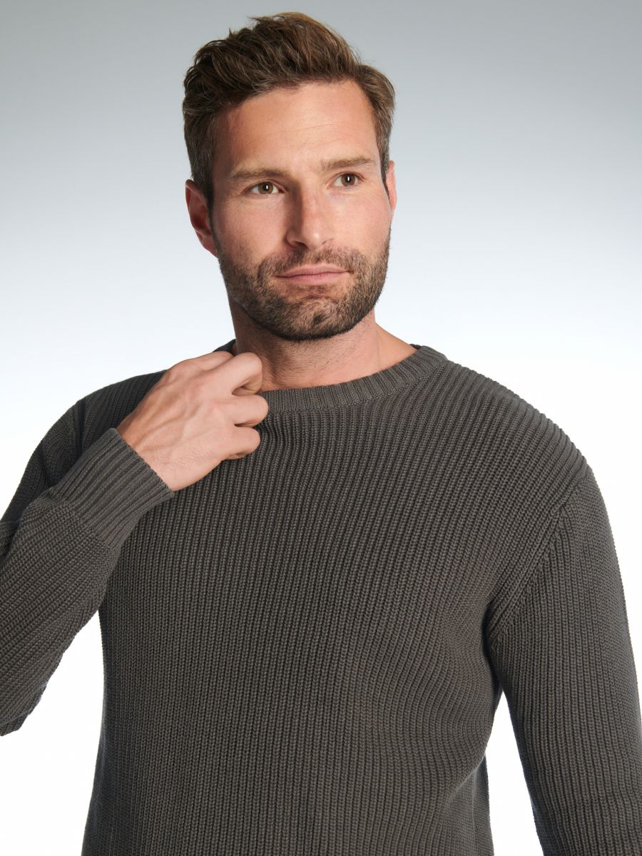 Sweter Kolor szary  0489A-09X