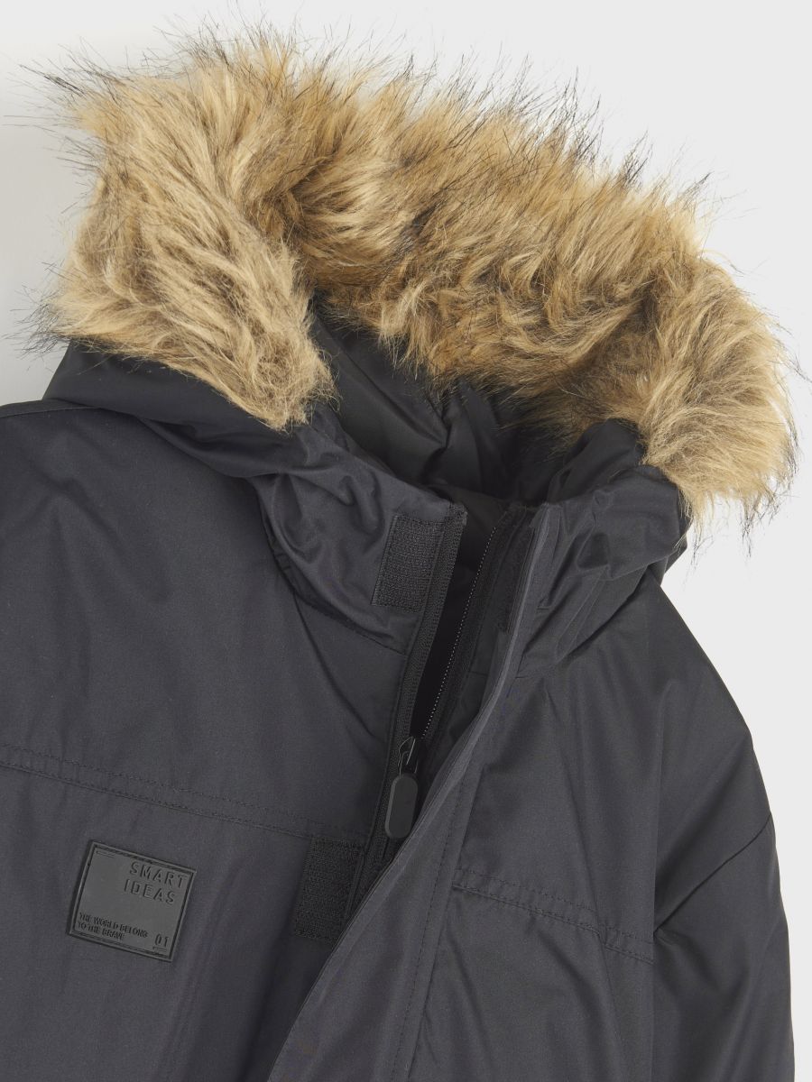 Kurtka parka Kolor czarny  8495N-99X