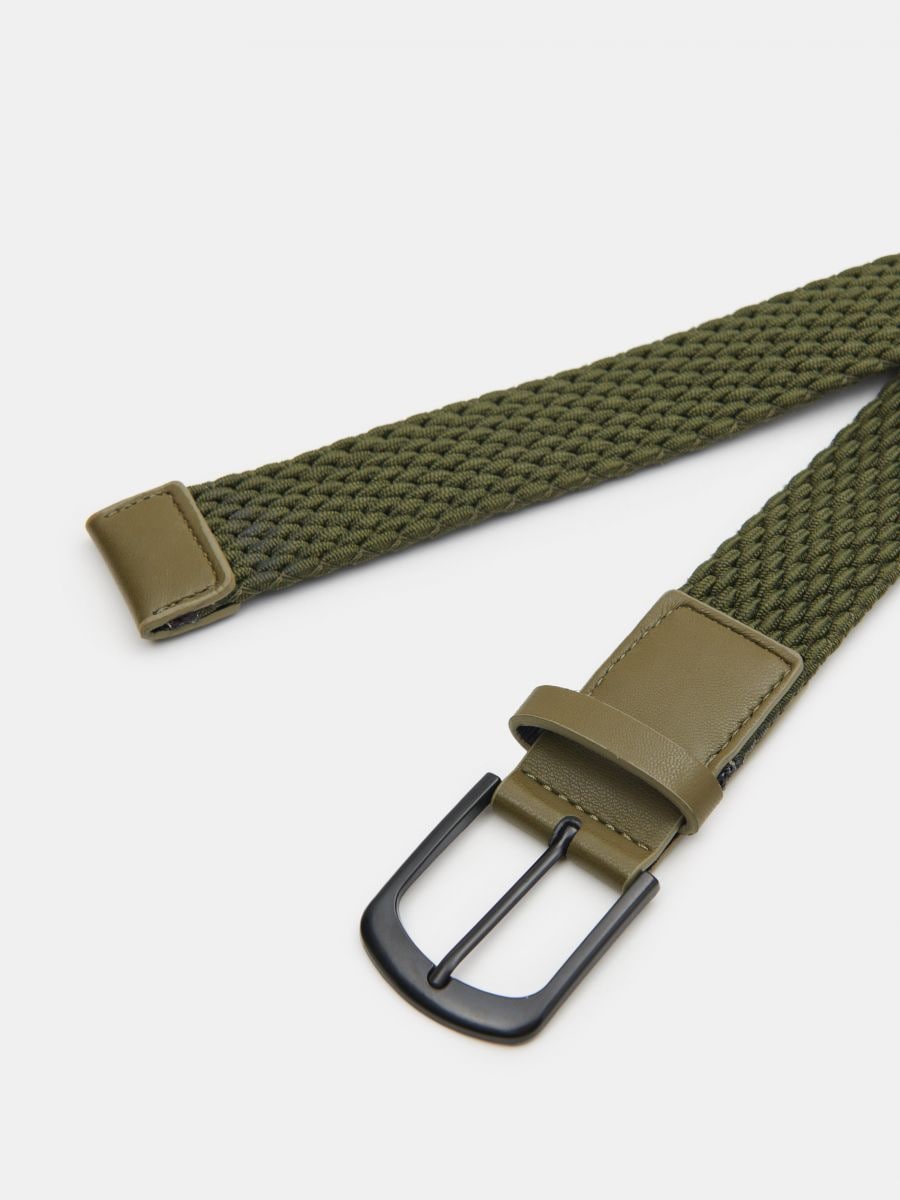 Pasek materiałowy Kolor khaki  5767A-87X