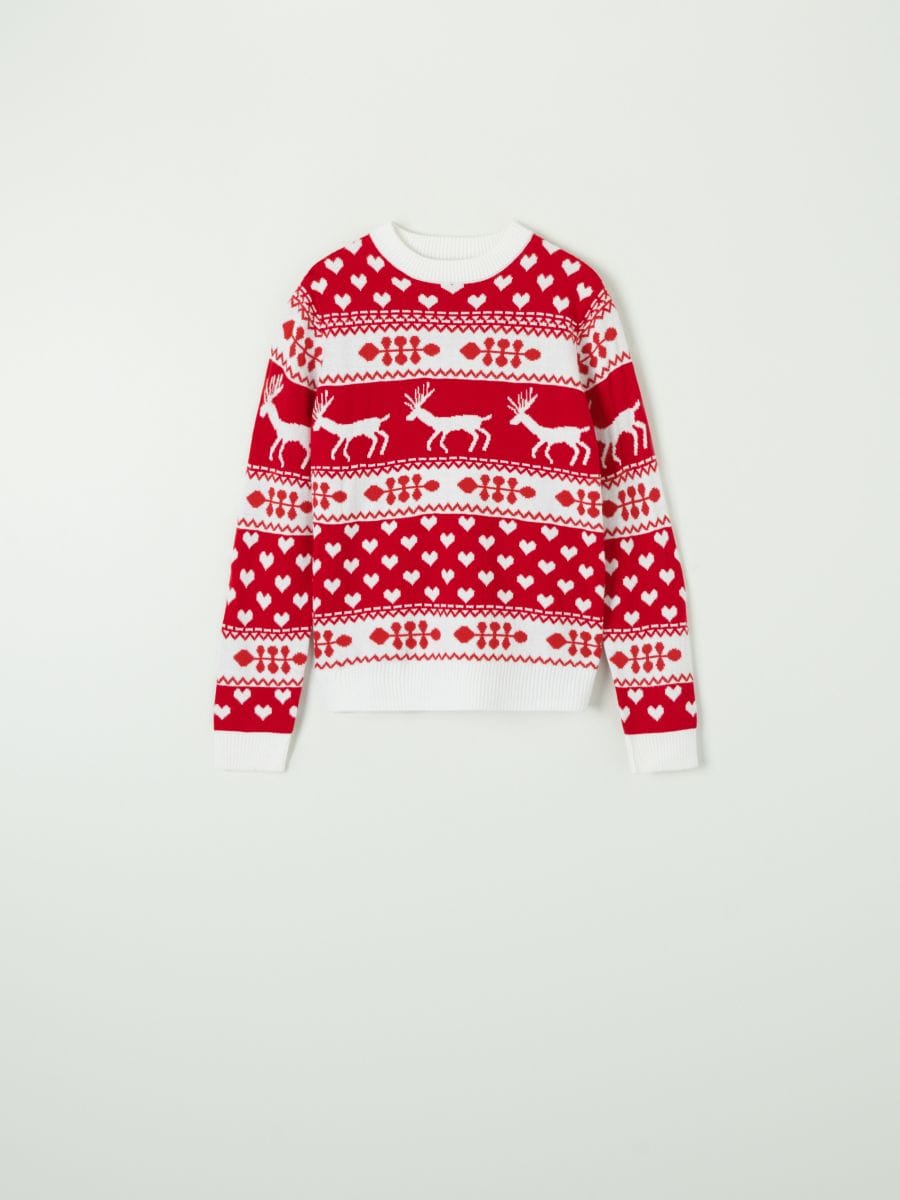 Sweter z norweskim wzorem Kolor wielobarwny  5165O-MLC