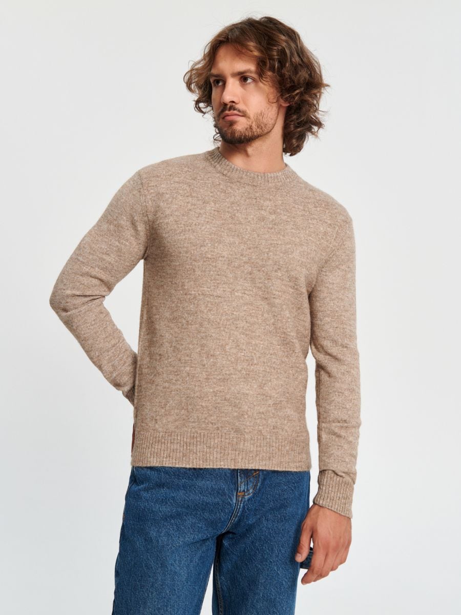 Sweter Kolor beżowy  0232D-08X