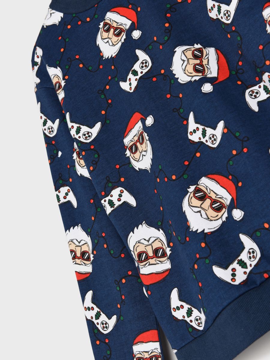 Bluza świąteczna Kolor granatowy  8638Q-59X