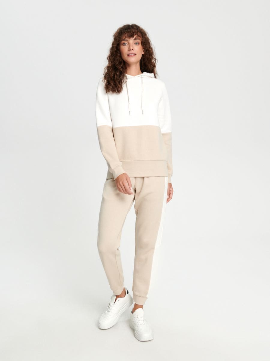 Bluza w paski Kolor kremowy  6369J-02X