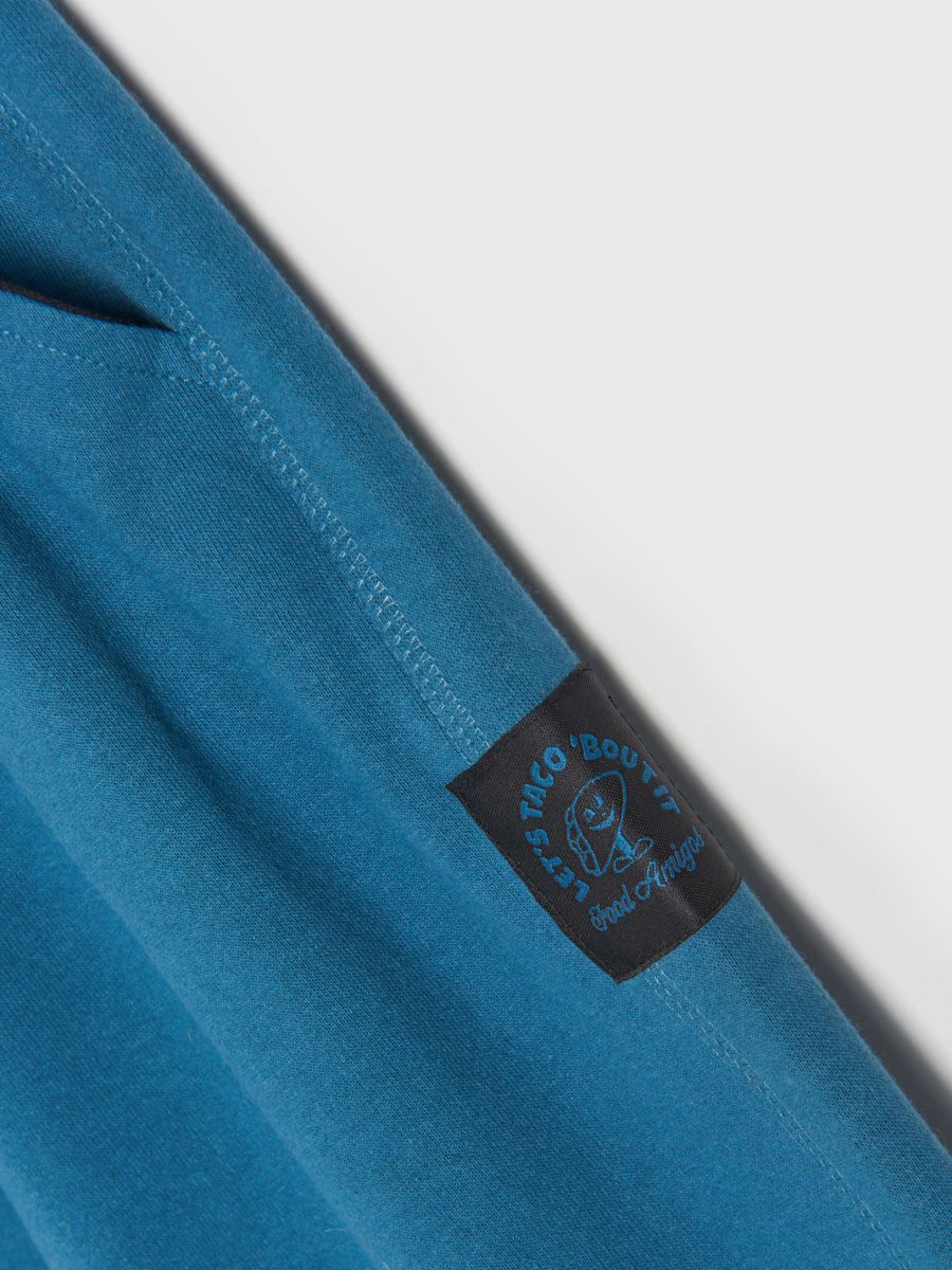 Spodnie dresowe jogger Kolor mid blue  5909X-52X
