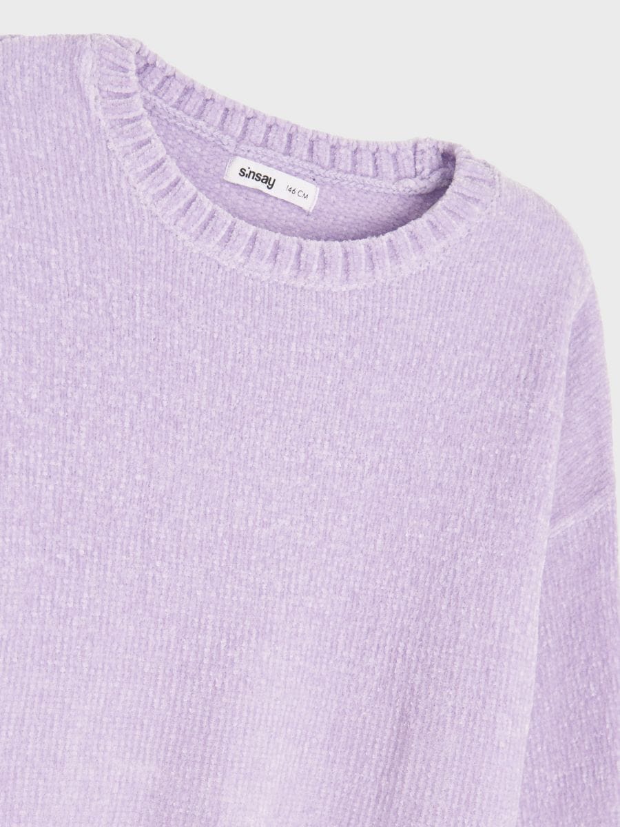 Sweter Kolor fioletowy  5654R-04X