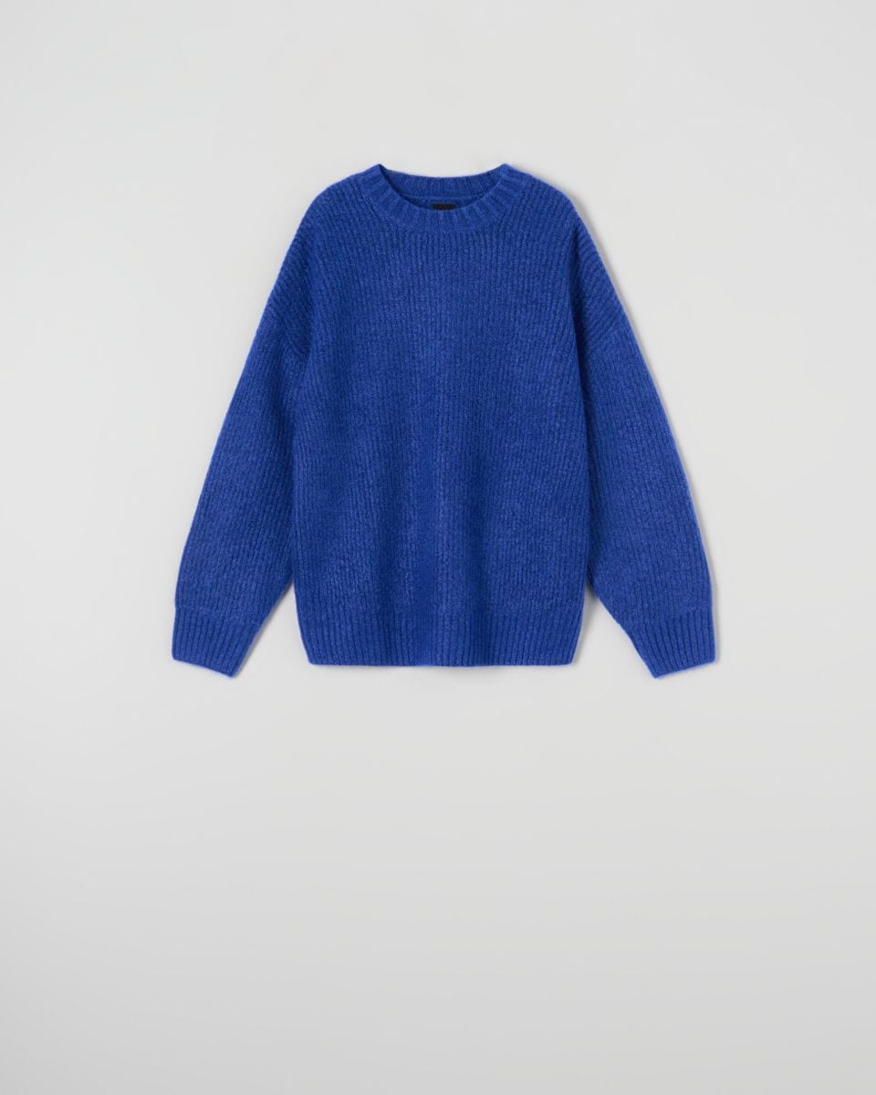 Sweter w prążki Kolor niebieski  7328J-55X