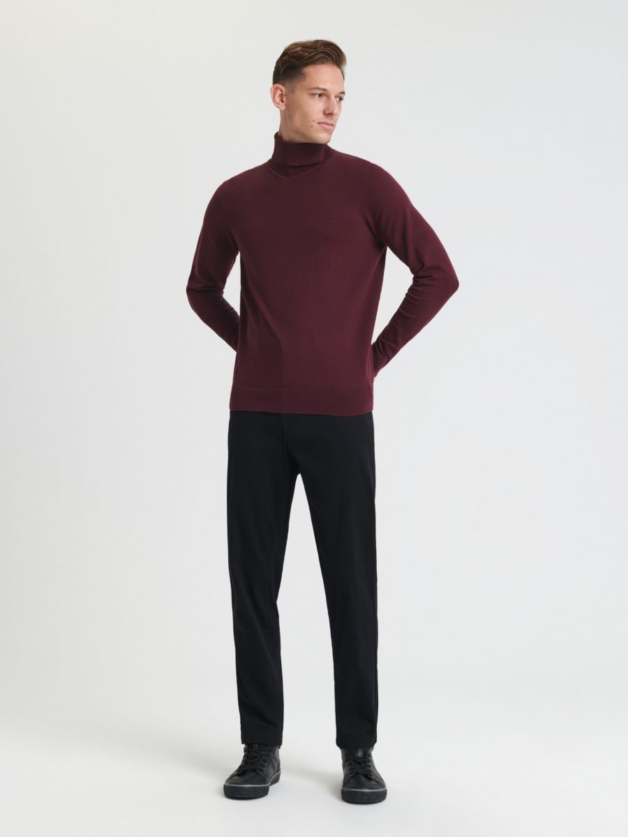 Spodnie chino Kolor czarny  0276A-99X