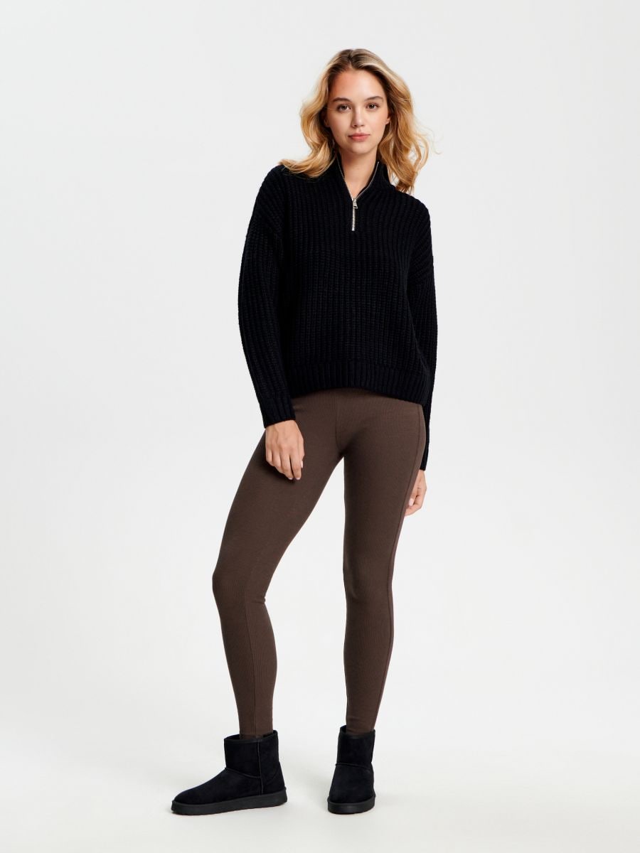 Legginsy Kolor brązowy  9629Z-89X