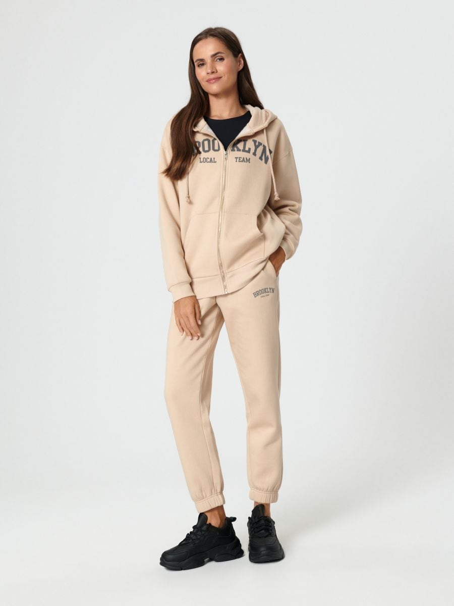 Bluza z kapturem Kolor beżowy  6324J-08X