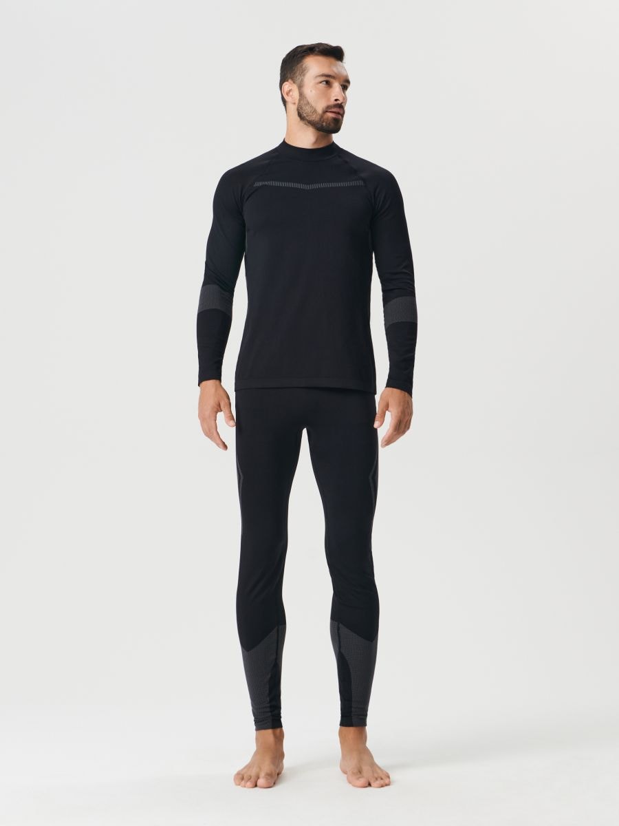 Legginsy termoaktywne STAY WARM Kolor czarny  8426C-99X