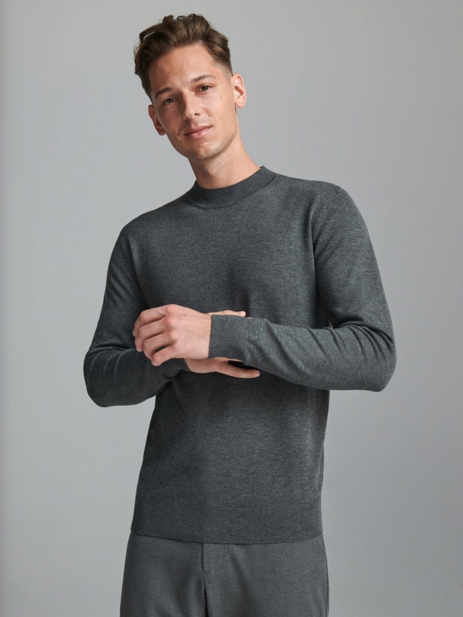 Sweter Kolor szary  0484A-90X