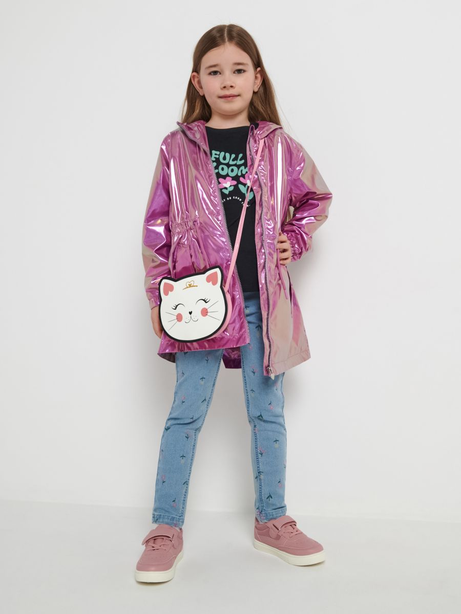 Kurtka parka holo Kolor różowy  4620T-35X