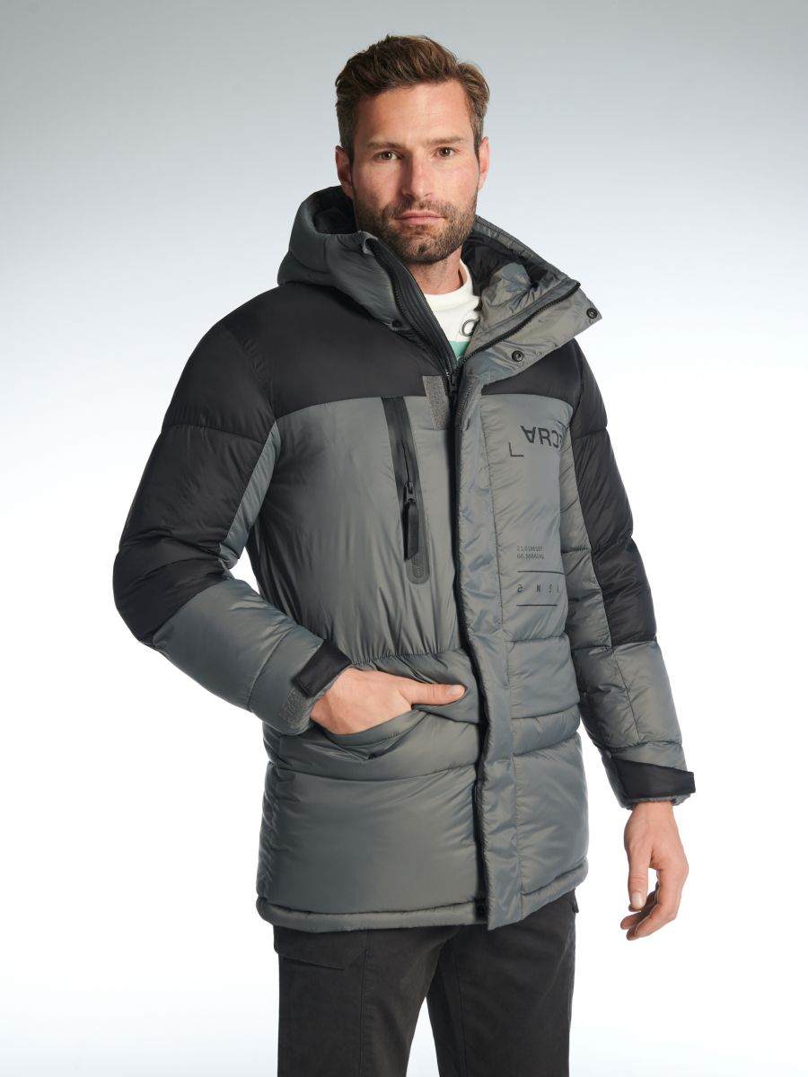 Kurtka puffer Kolor szary  1871O-90X
