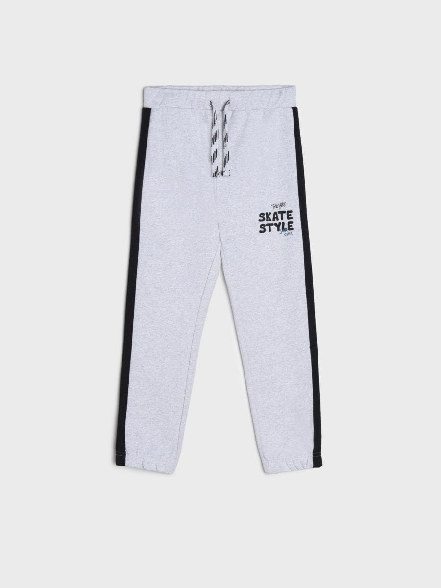 Spodnie dresowe jogger Kolor szary  WJ878-09M