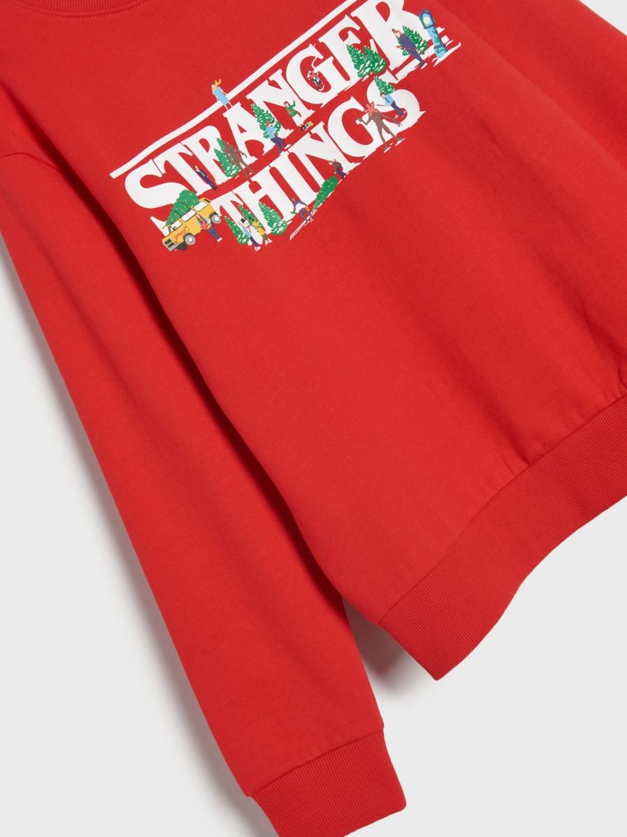 Bluza Stranger Things Kolor czerwony  7240Y-33X