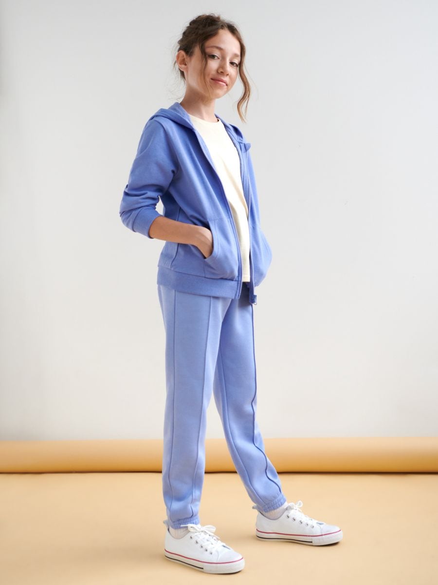 Bluza z kapturem Kolor fioletowy  2169Q-45X
