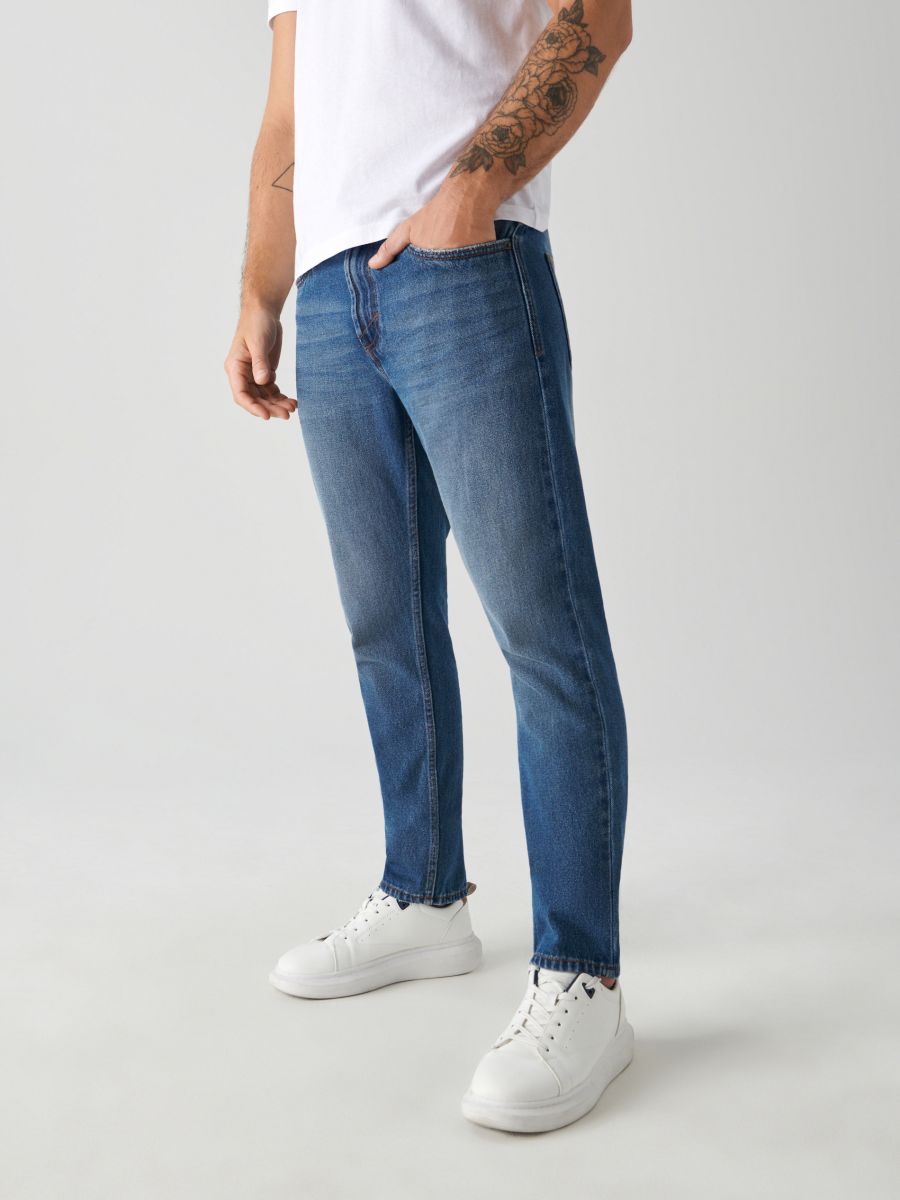 Jeansy regular Kolor niebieski  1572O-55J