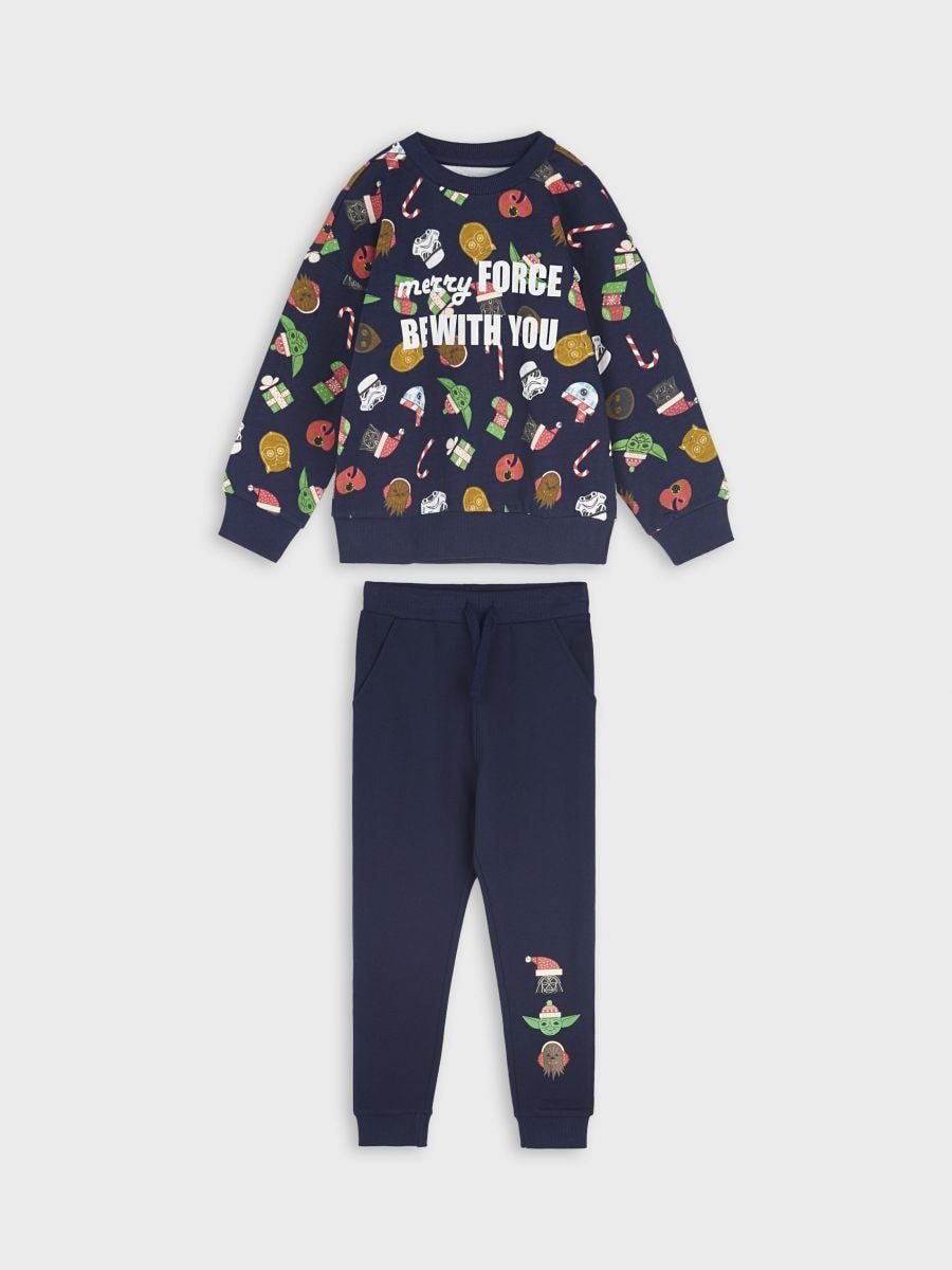 Komplet: bluza i spodnie Star Wars Kolor szary  6829Y-58X
