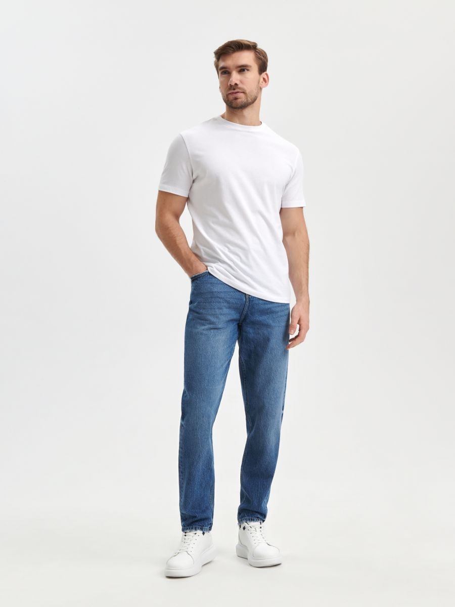 Jeansy comfort Kolor niebieski  1597O-55J