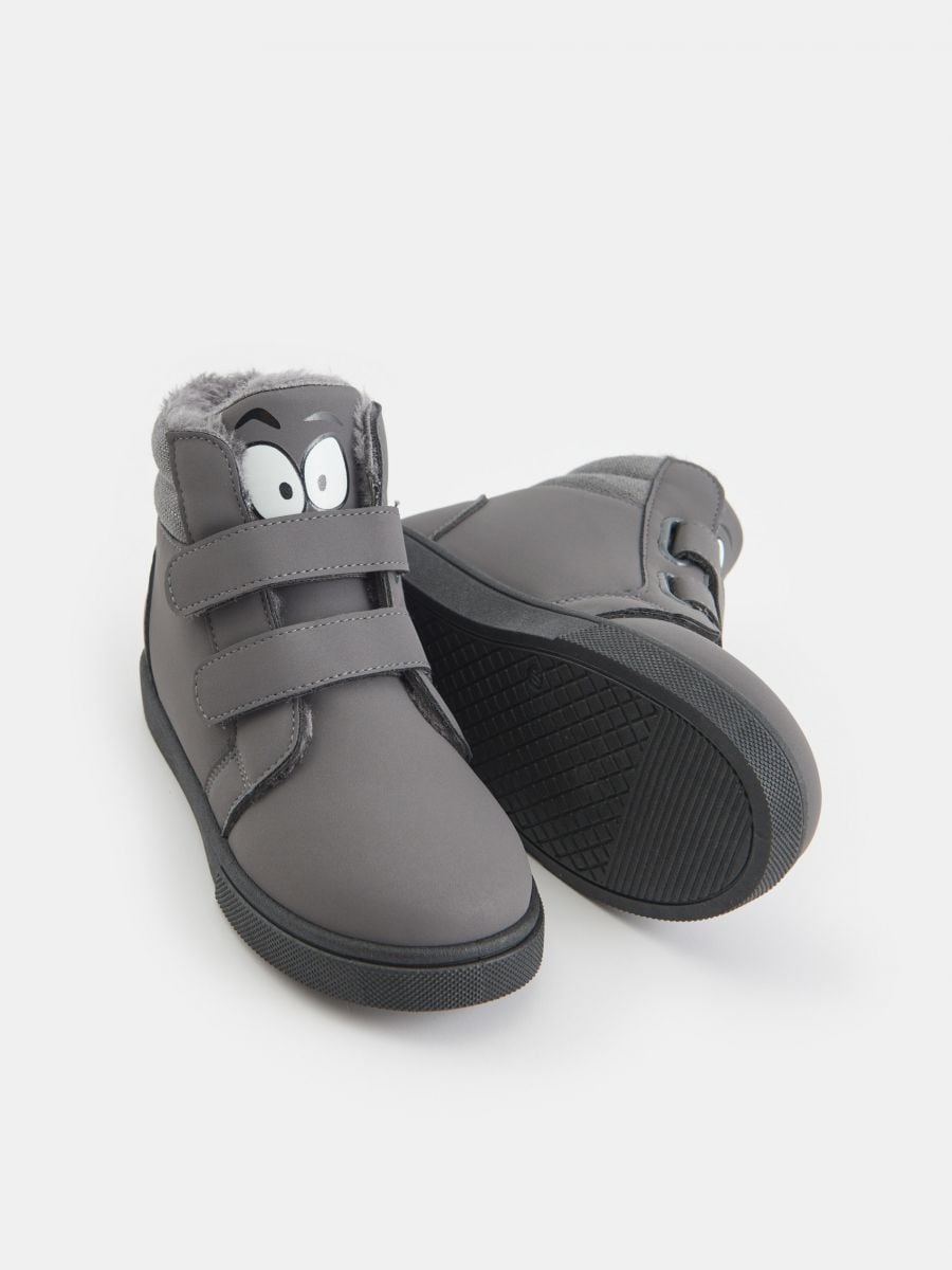 Sneakersy za kostkę Kolor szary  4623X-90X