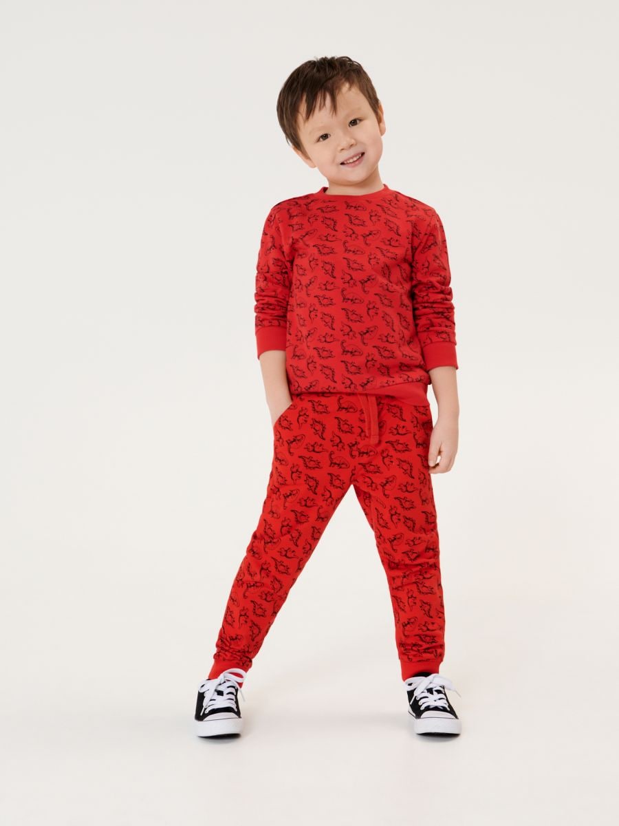 Spodnie jogger 2 pack Kolor czerwony  4627J-33X