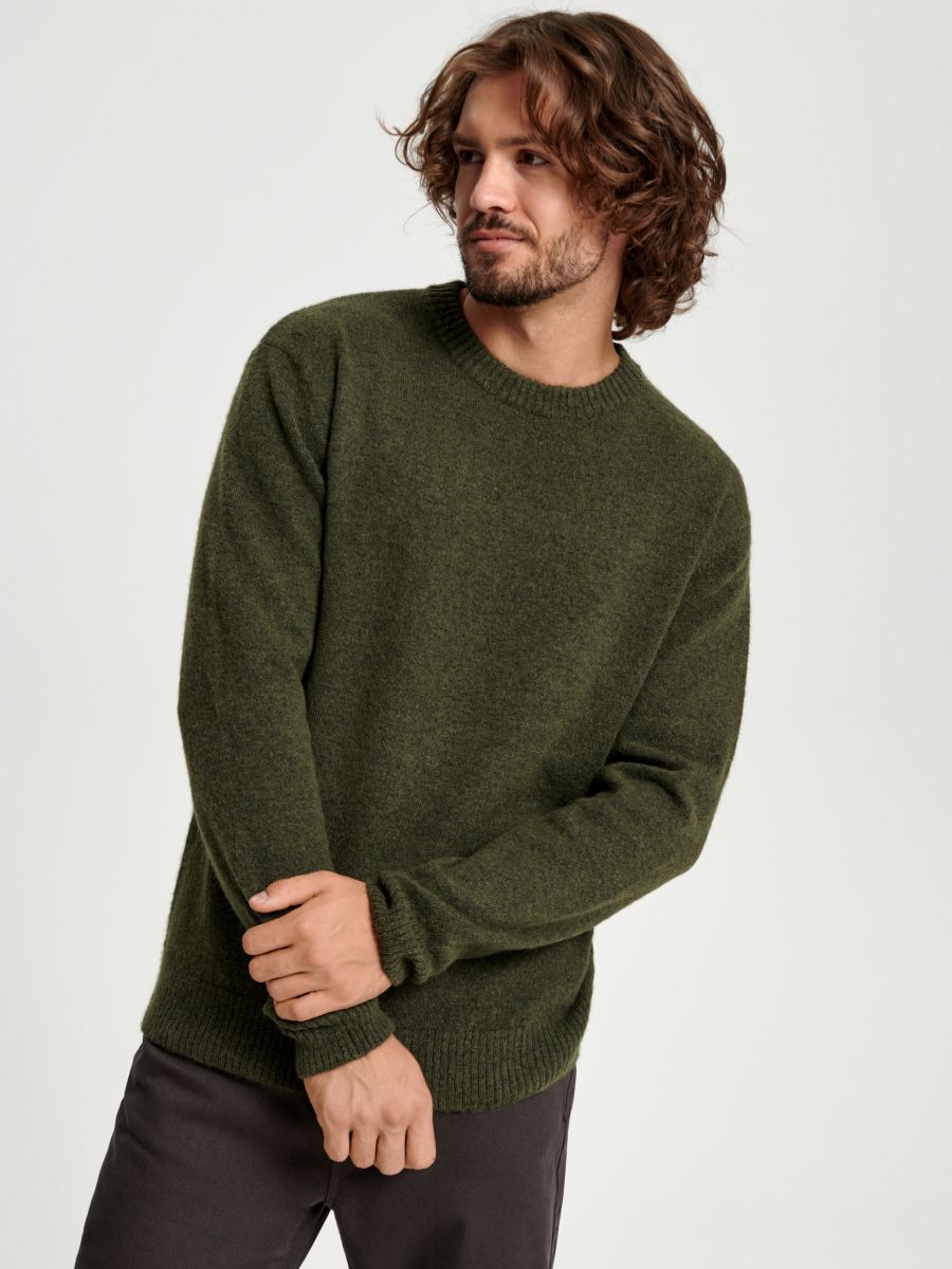 Sweter Kolor zielony  0232D-78X