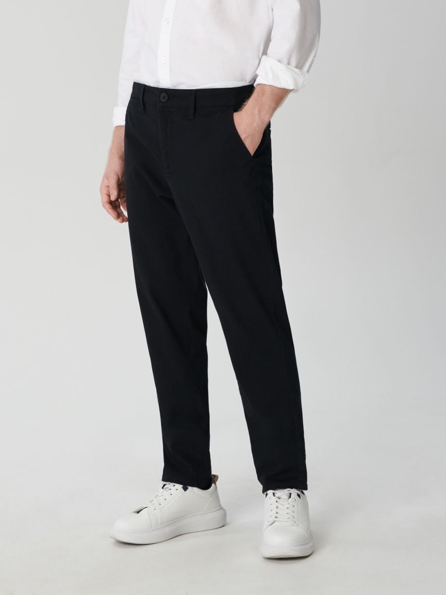 Spodnie chino Kolor czarny  1963O-99X