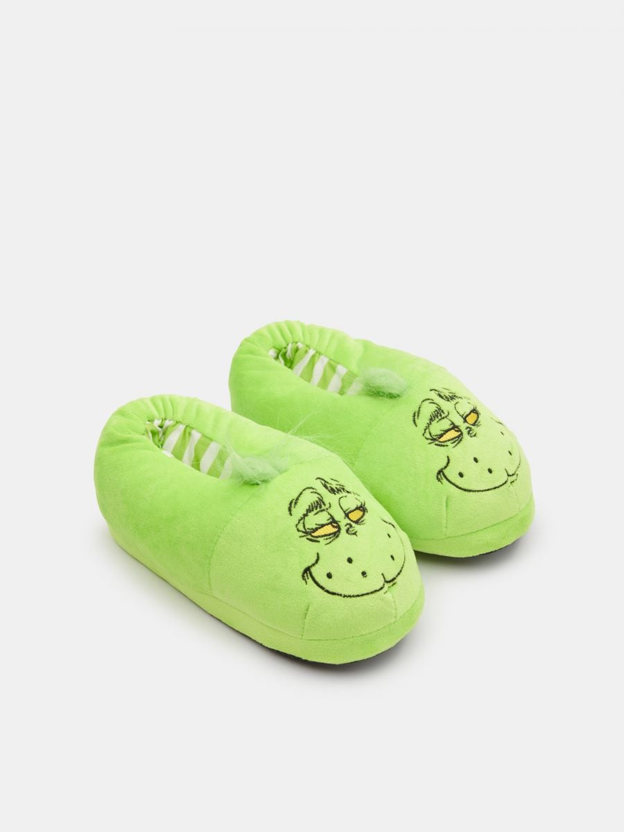Kapcie Grinch Kolor zielony  ZW402-71X