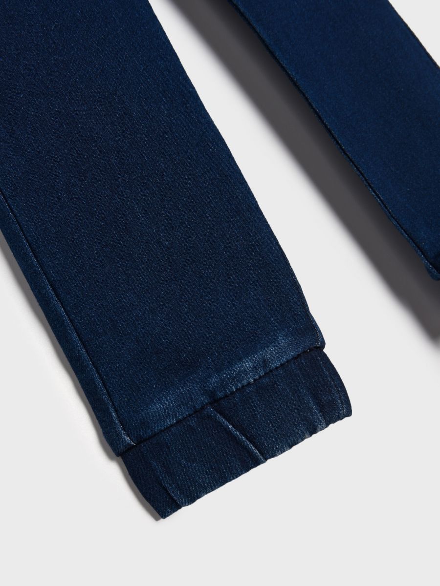 Jeansy jogger Kolor granatowy  4370T-59J