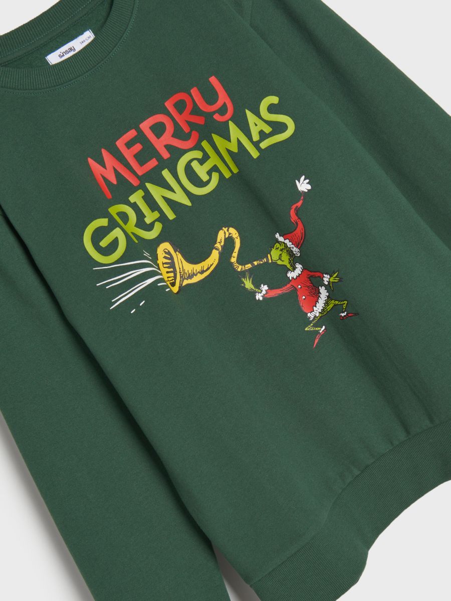 Bluza Grinch Kolor zielony  6474Y-77X