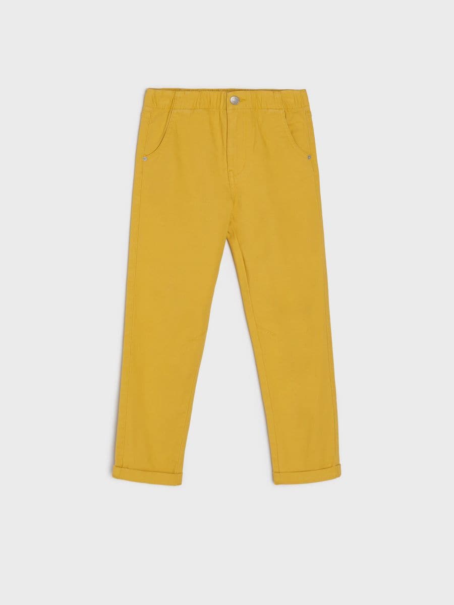 Jeansy regular Kolor kremowy  7008C-12J