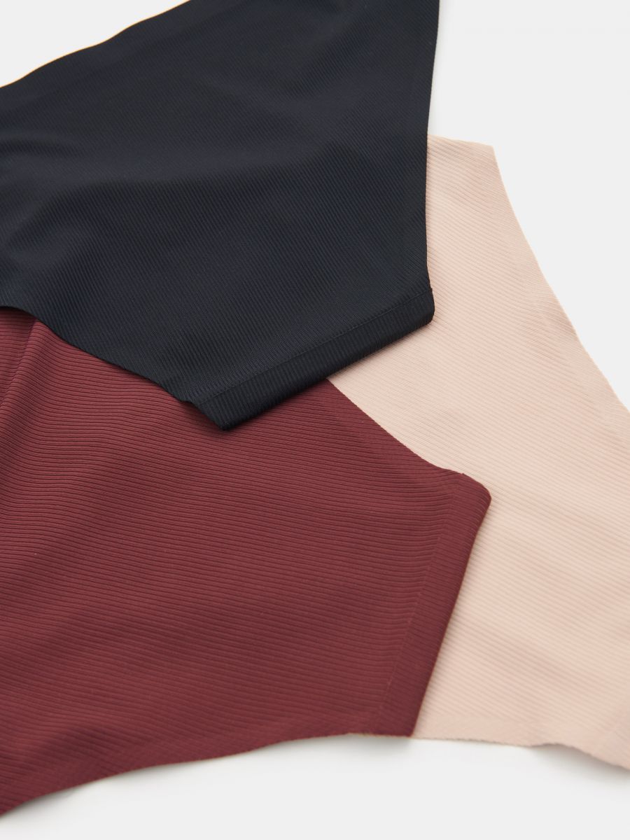 Majtki bezszwowe 3 pack Kolor wielobarwny  5974U-MLC