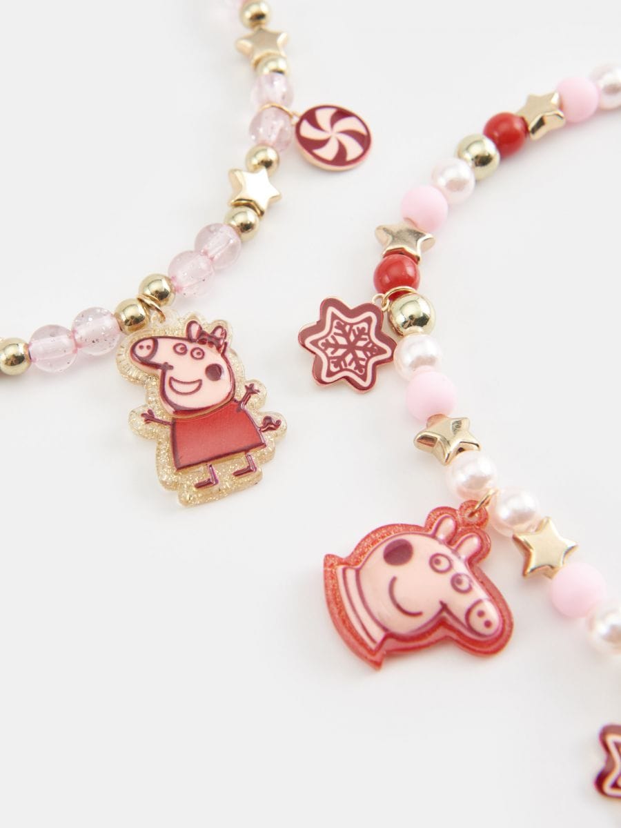 Naszyjniki Świnka Peppa 2 pack Kolor wielobarwny  7538M-MLC
