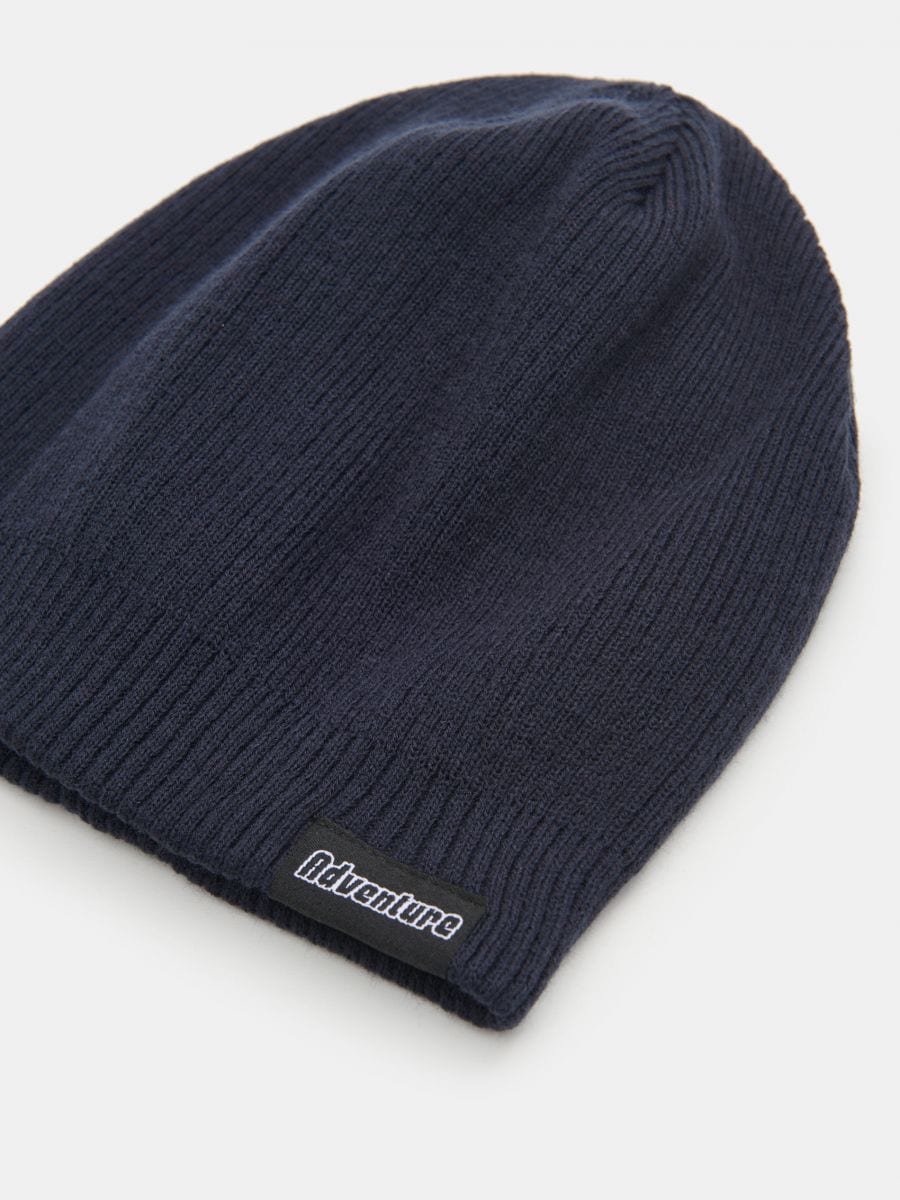 Czapka beanie Kolor granatowy  9163I-59X
