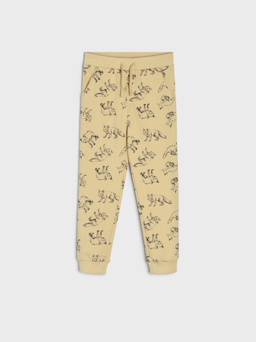 Spodnie dresowe jogger 3 pack Kolor beżowy  9810L-08X