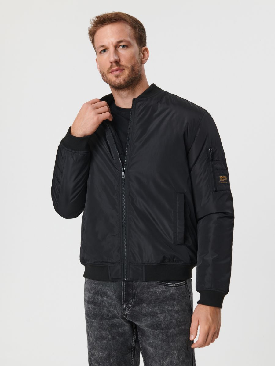 Kurtka bomberka Kolor czarny  1832O-99X