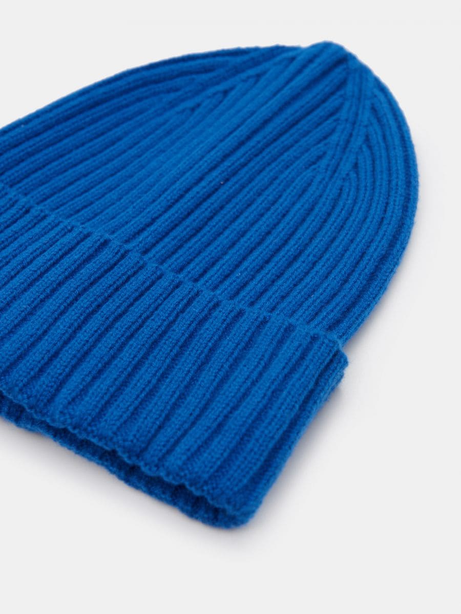 Czapka beanie Kolor niebieski  6088F-47X