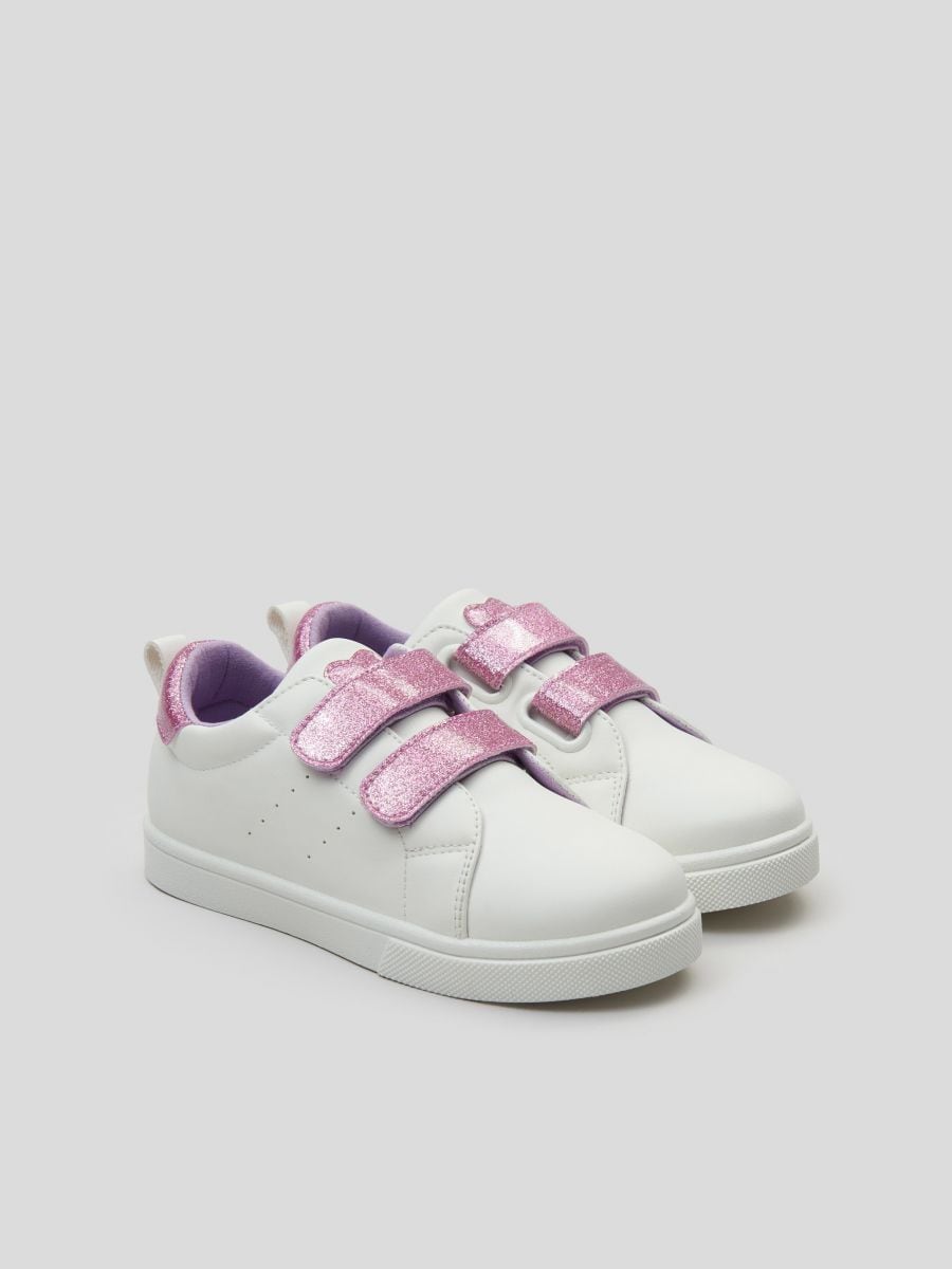 Sneakersy na rzepy Kolor biały  9102I-00X