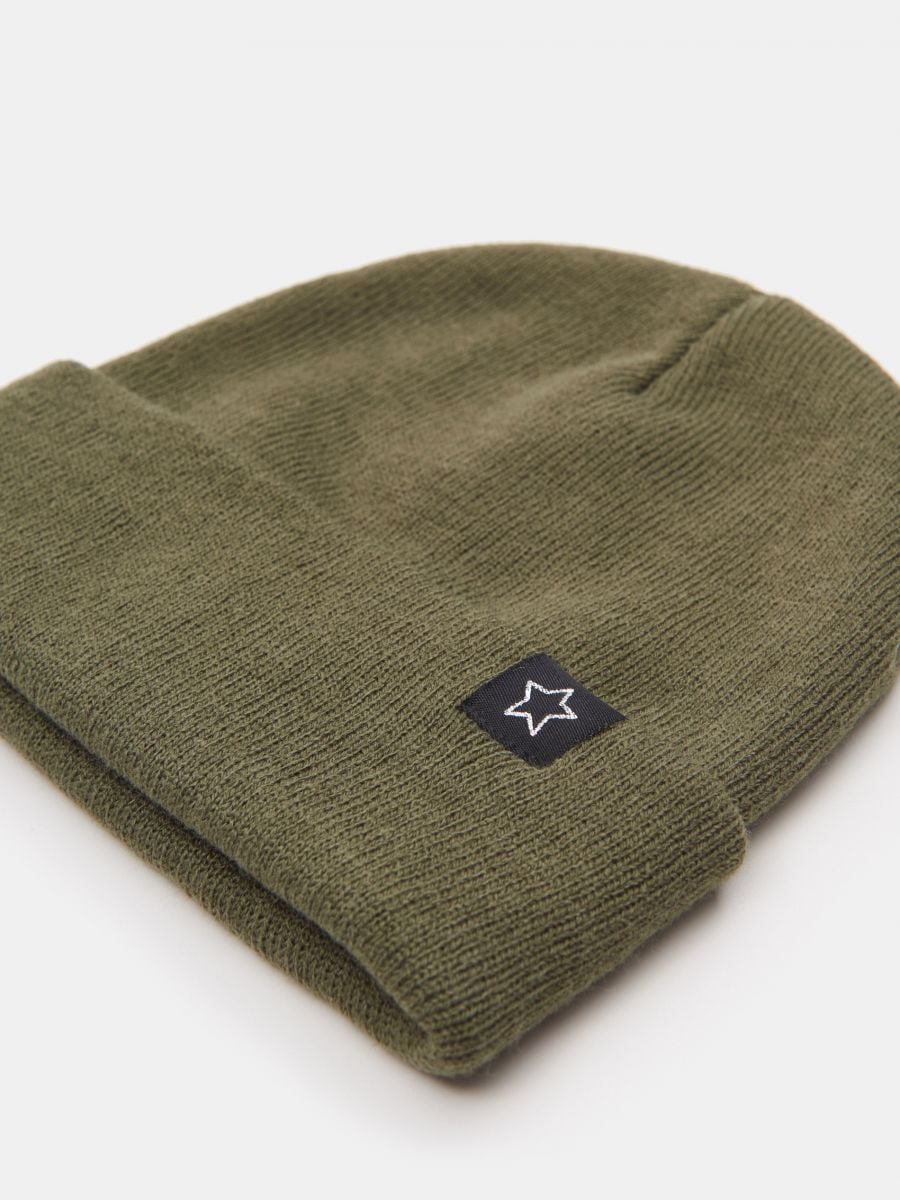 Czapka beanie Kolor zielony  3245B-81X